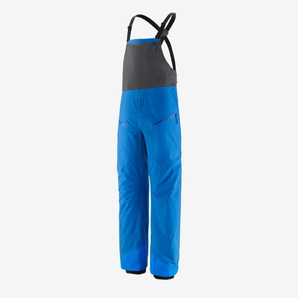 MEN’S Patagonia Snowdrifter bib, size small, Andes blue